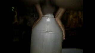 a girl drinking own urine