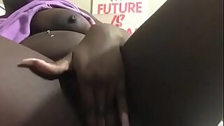 aria sixx busty canadian sits on lil d