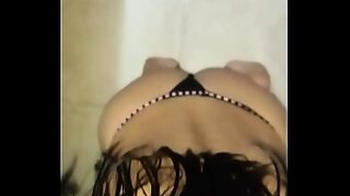 blond sleeping while husband save in the bathroom