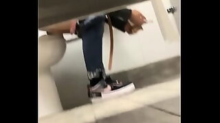 cute tawainese girl masturbating in the bathroom stall