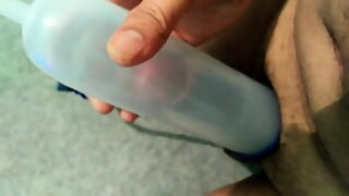 1 girl takes three big cock