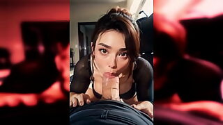 1 man fucked 3 girls while they are playing video game