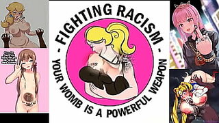 1 fine black women fucking a white boy dick without getting caught