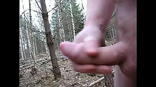 a african girl plays with a dick