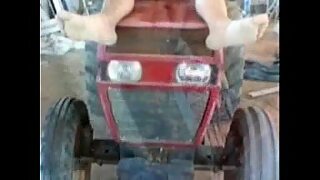 Old tractor man