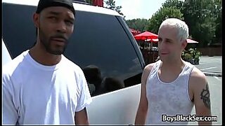 1 black women fucking 1 white boy dick