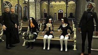 tocando de bajo de la mesa