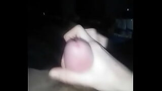a man jacking himself