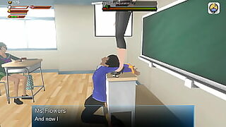 a girl remove her panti infront of classroom