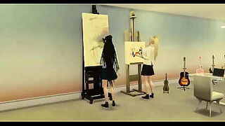 2 lesbians being really nasty