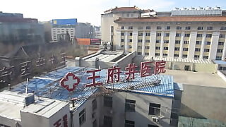 18 year old girl stuck on ladder is fucked by her neighbor