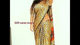 10 sec the naughty boy stripped off moms sari and fucked her hard