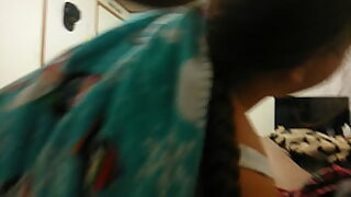 a good son tries to make his mother happy after she returns from work xxvideos