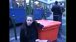 a girl in the bathroom washing clothes and swimming with a hidden camera
