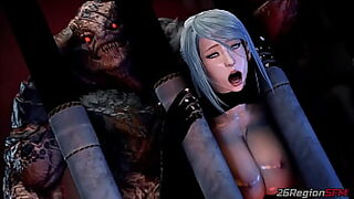 18 years girl monster cock