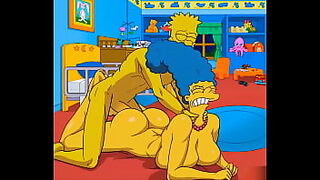 bart and marge simpson
