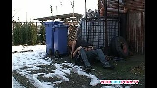 10 men and 1 girl