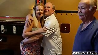 1 girl and 2 old man