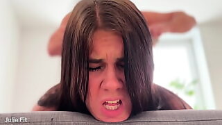 12 inch cock cum deep in throat