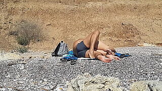 a boy abusing a girl like a dog