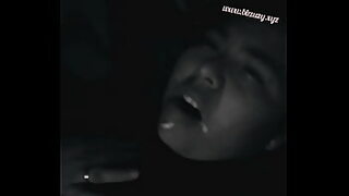 a boy hide and see a girl sleeping
