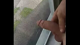 18 year old girl stuck on ladder is fucked by her neighbor