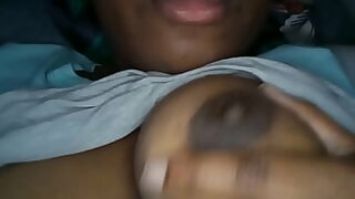 18 year boy and 18 year girl sucking boobs