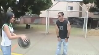 18 year old boy fucks with a 21year old woman
