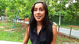 18 years girl hold huge long dick deep
