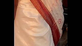 18 years old boy stripped step mother saree