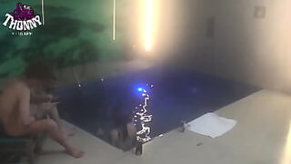 aunty hidden bath