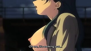 anime rubbing boobs