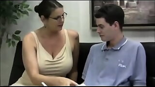 18 year black boy seduced to fuck old lady