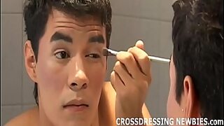 asian busty mom with midget mini man bathroom hot fucking