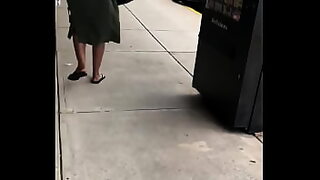 ass groped in public