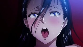 anime vampire sucking and bite boobs