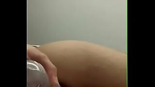 bottle water in the pussy