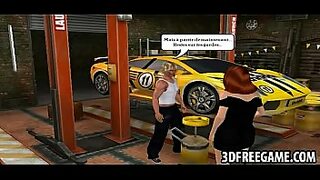 1 man fucked 3 girls while they are playing video game