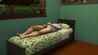 18 years boy stripped saree and fuck step mom