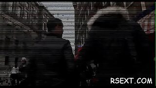 18 year old dragged out of bed for rough gangbang with dap