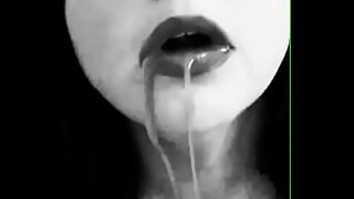 asmr spit drool play