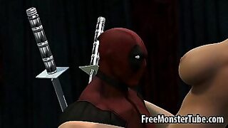 deadpool hot scene