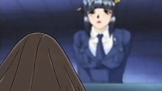 anime boy tutor and female student