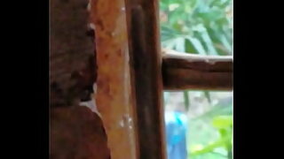 aunty bathing hidden cam