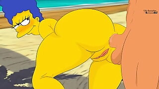 bart and marge simpson