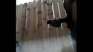 18 year old girl stuck on ladder is fucked by her neighbor