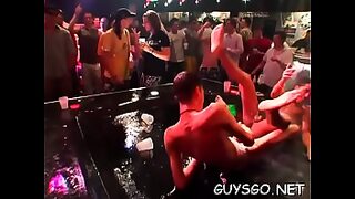 18 year old dragged out of bed for rough gangbang with dap